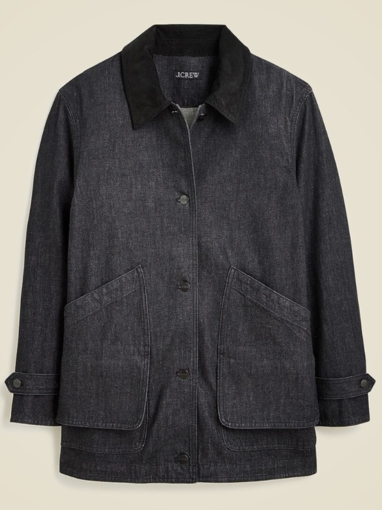 J. Crew Jackets & Blazers - J Crew Denim Barn Jacket Washed Black S